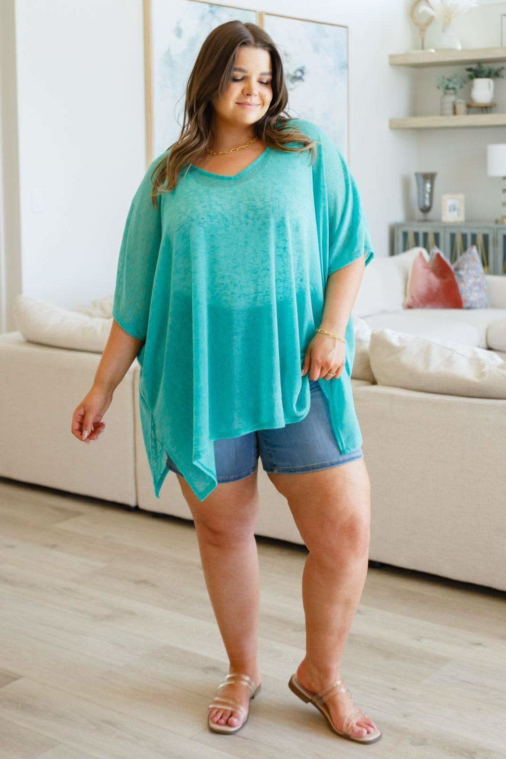 Warm Days, Cool Nights Top in Kelly Green - SwagglyLife Home & Fashion