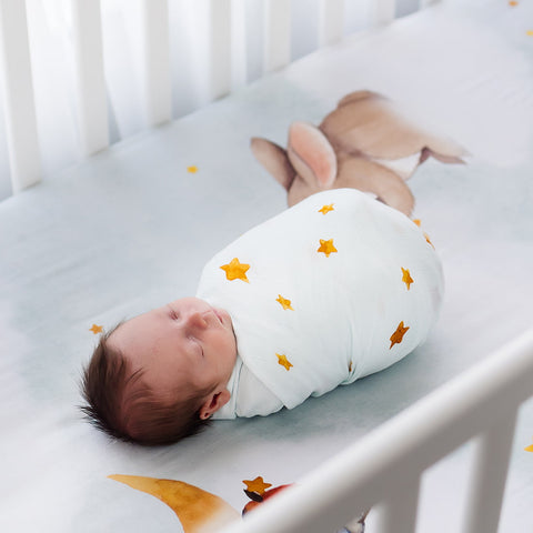Goodnight Wonderland bamboo swaddle in - Swaddle photo