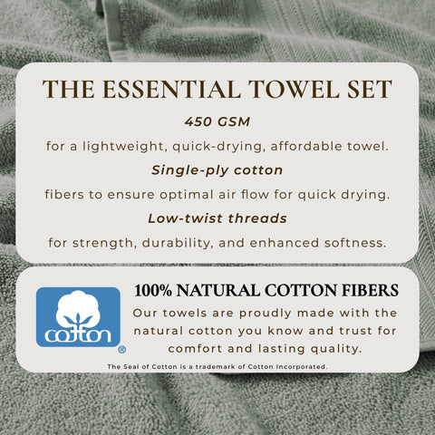 Cotton Terry Bath Towel Set - Cooper Collection in - photo