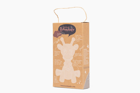 The Little Bamber - Natural Rubber & Baltic Amber Teething Toy in - Baby Teething Toy photo