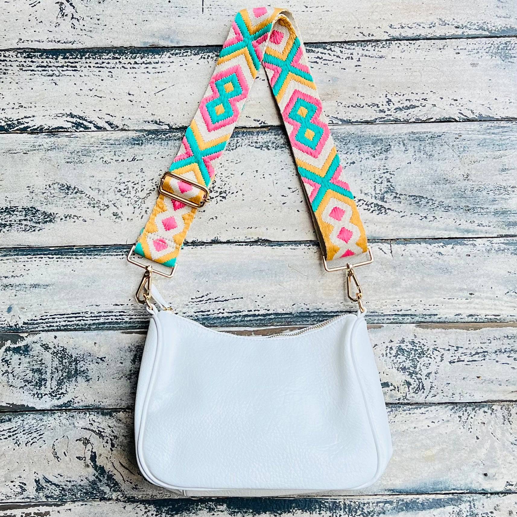 Lucy Handbag | Choose Your Strap in White - Bags photo