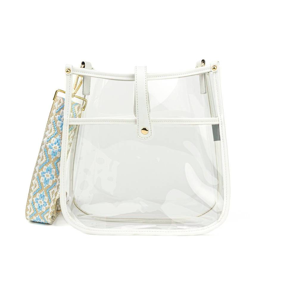 Clear Courier | Choose Your Strap in White - Bags photo