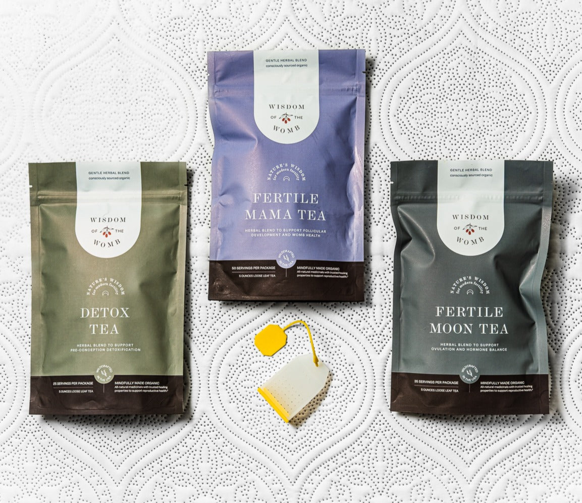 Moon Mama Fertility Tea Bundle - New Bundle in 5 oz - Bundle photo