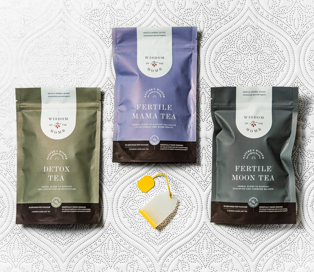 Moon Mama Fertility Tea Bundle - New Bundle in 5 oz - Bundle photo