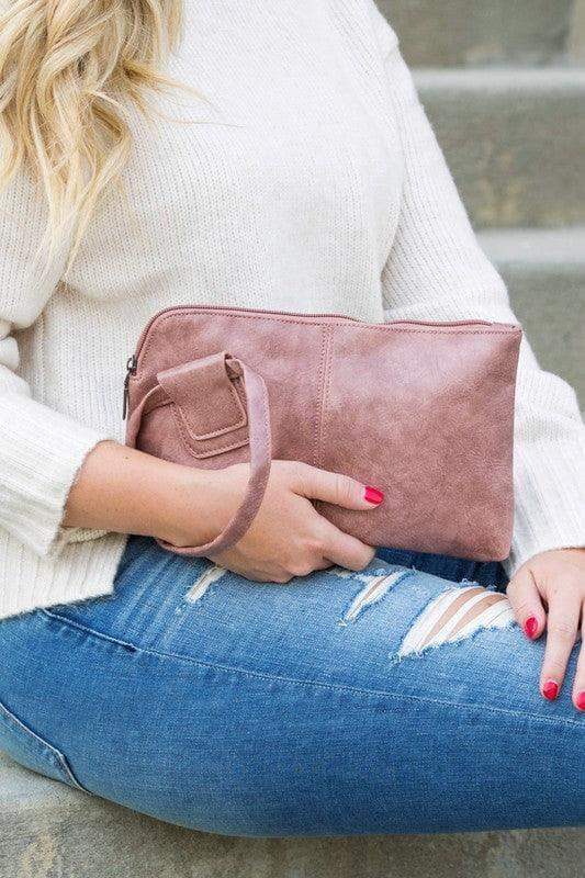 Wristlet Mini Clutch, Multiple Colors - SwagglyLife Home & Fashion