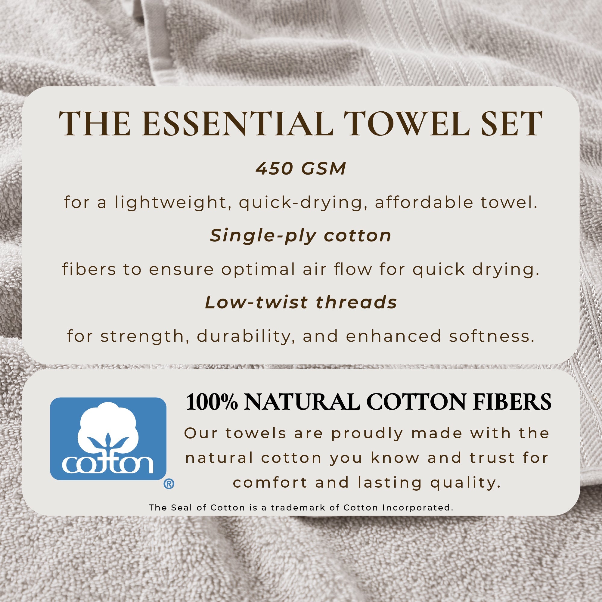 Cotton Terry Bath Towel Set - Cooper Collection in - photo