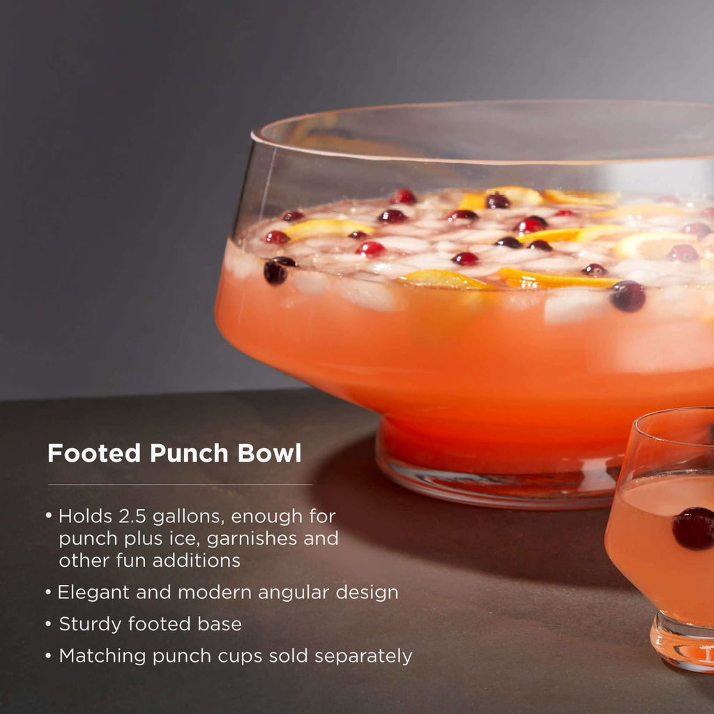 Raye Heavy Base Punch Bowl - SwagglyLife Home & Fashion
