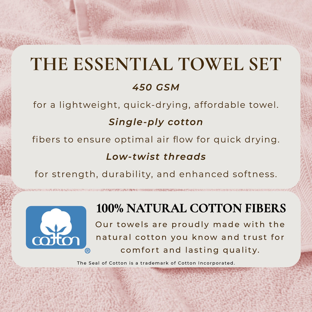 Cotton Terry Bath Towel Set - Cooper Collection in - photo