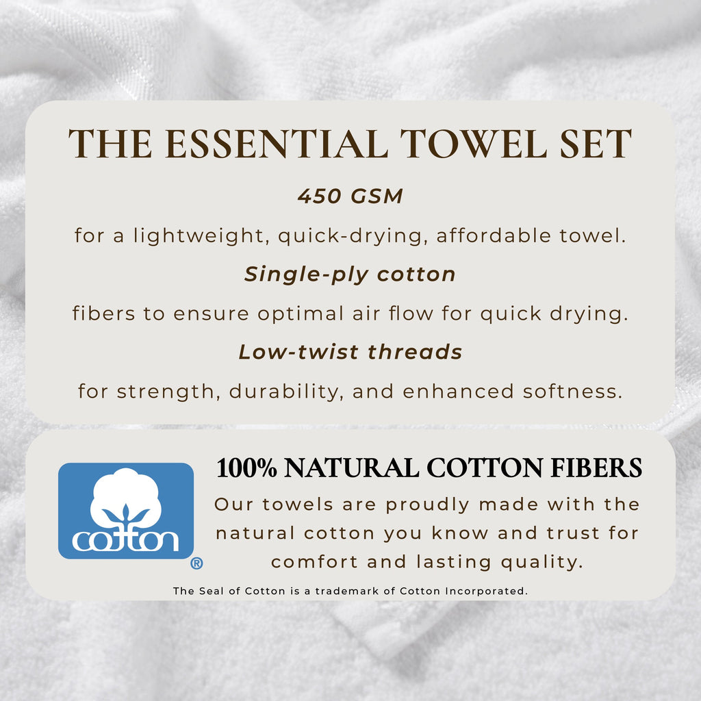 Cotton Terry Bath Towel Set - Cooper Collection in - photo