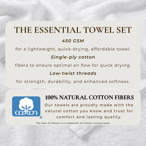 Cotton Terry Bath Towel Set - Cooper Collection in - photo