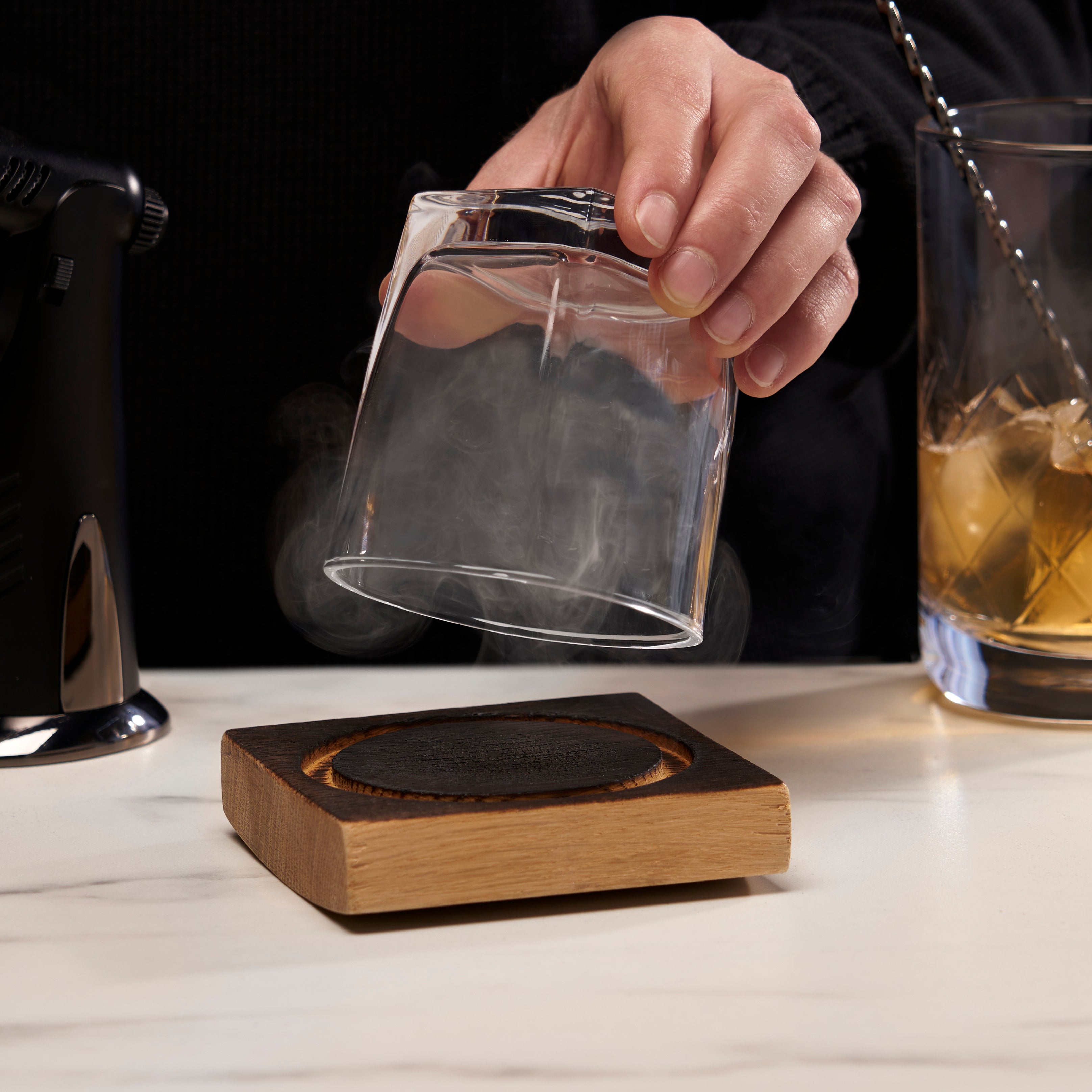 Barrel Board Smoking Kit in - product_type::barware_sets photo