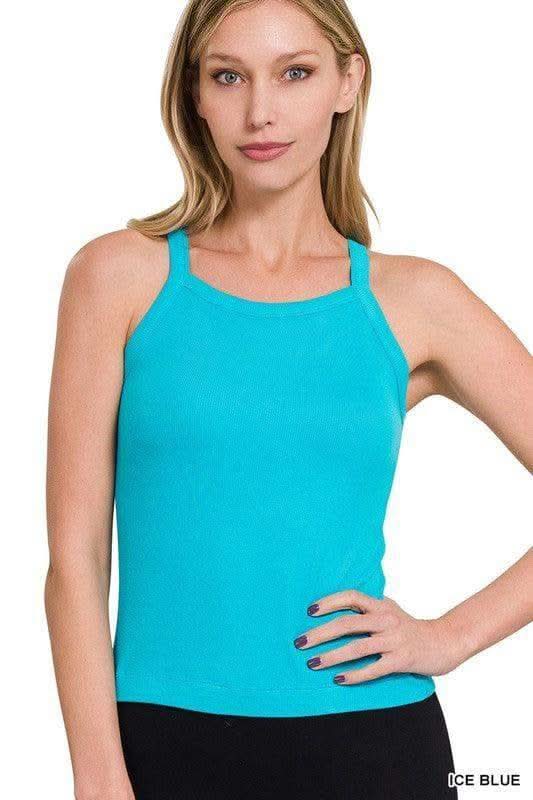 ZENANA Ribbed Soft Rayon Cami, Multiple Colors - SwagglyLife Home & Fashion