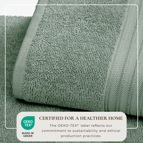 Cotton Terry Bath Towel Set - Cooper Collection - SwagglyLife Home & Fashion