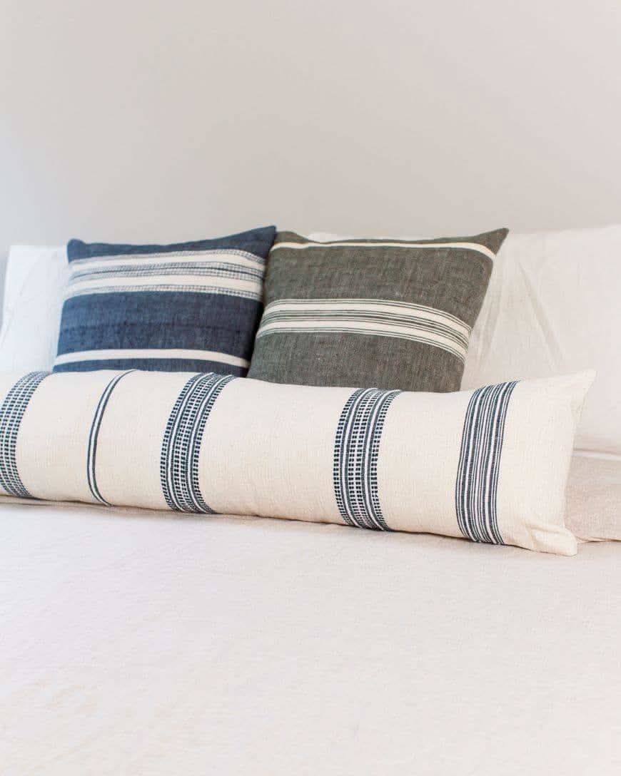 18" Aden Throw Pillow Cover - Grey with Natural - SwagglyLife Home & Fashion