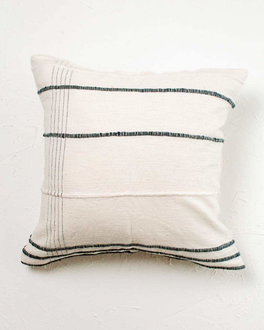 18" Ribbons Throw Pillow Cover - Navy - SwagglyLife Home & Fashion
