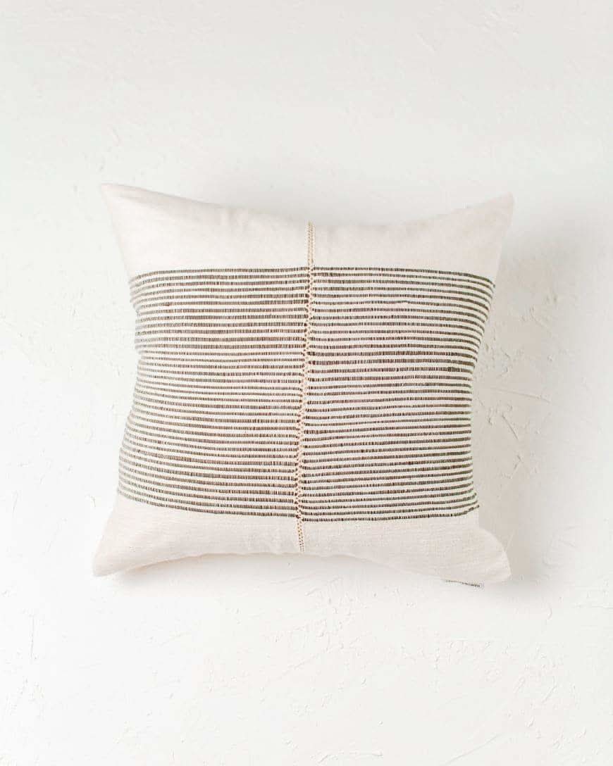 18" Riviera Hand-Stitch Throw Pillow Cover - Grey - SwagglyLife Home & Fashion