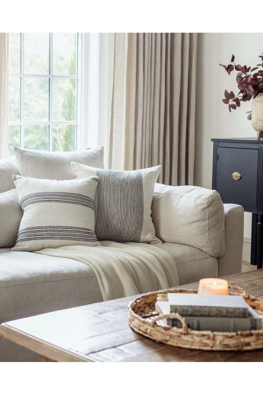 20" Riviera Throw Pillow Cover - Grey - SwagglyLife Home & Fashion