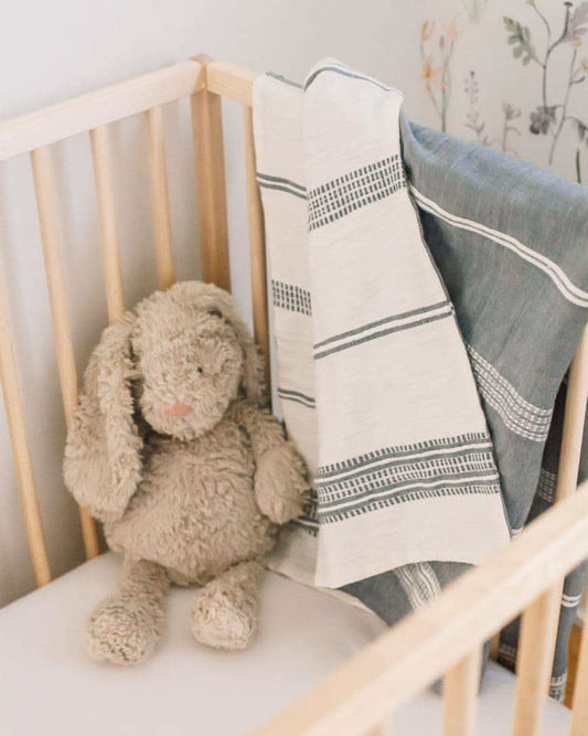 Aden Cotton Reversible Baby Blanket in - Baby & Toddler photo