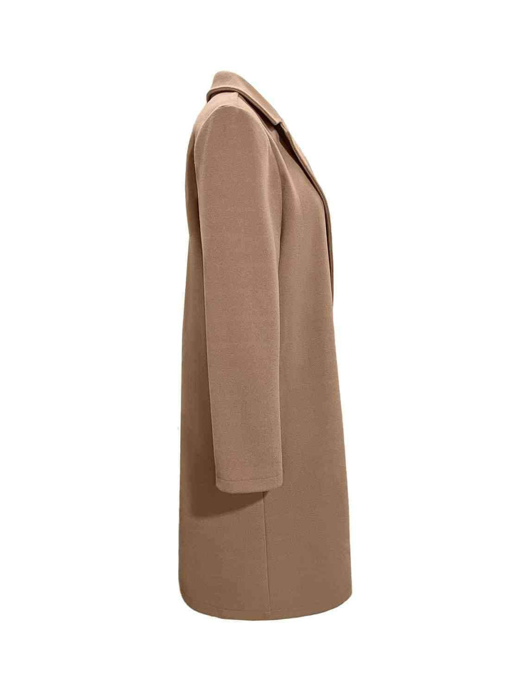 Ava Collared Neck Button Up Long Sleeve Coat - SwagglyLife Home & Fashion