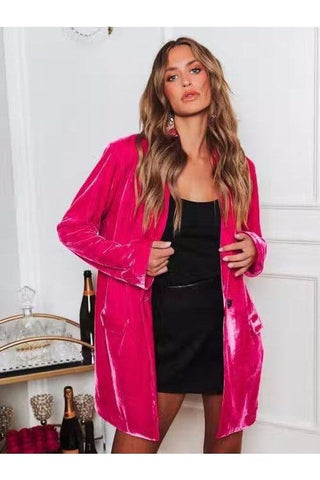 Ava Lynn Pocketed Blazer - SwagglyLife Home & Fashion