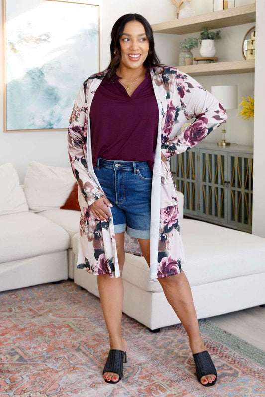 Blooming With Happiness Cardigan in - Shirts & Tops photo
