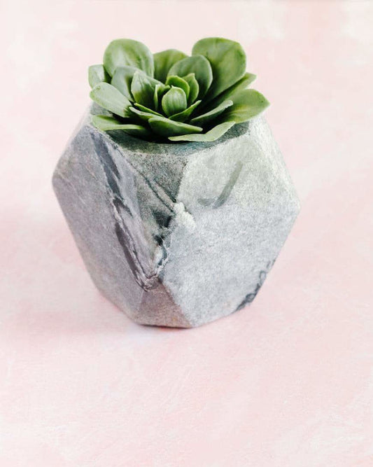 Geo Marble Planter in - Pots & Planters photo