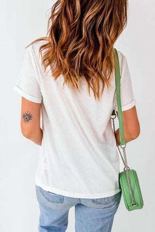 HAPPY EASTER Round Neck Short Sleeve T-Shirt - SwagglyLife Home & Fashion