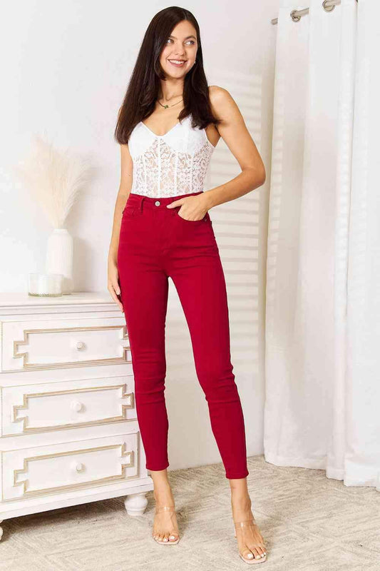 Judy Blue High Waist Tummy Control Skinny Jeans in - Pants photo