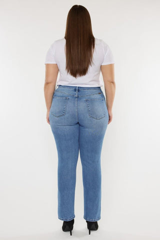 Kancan Full Size Cat's Whiskers High Waist Jeans - SwagglyLife Home & Fashion