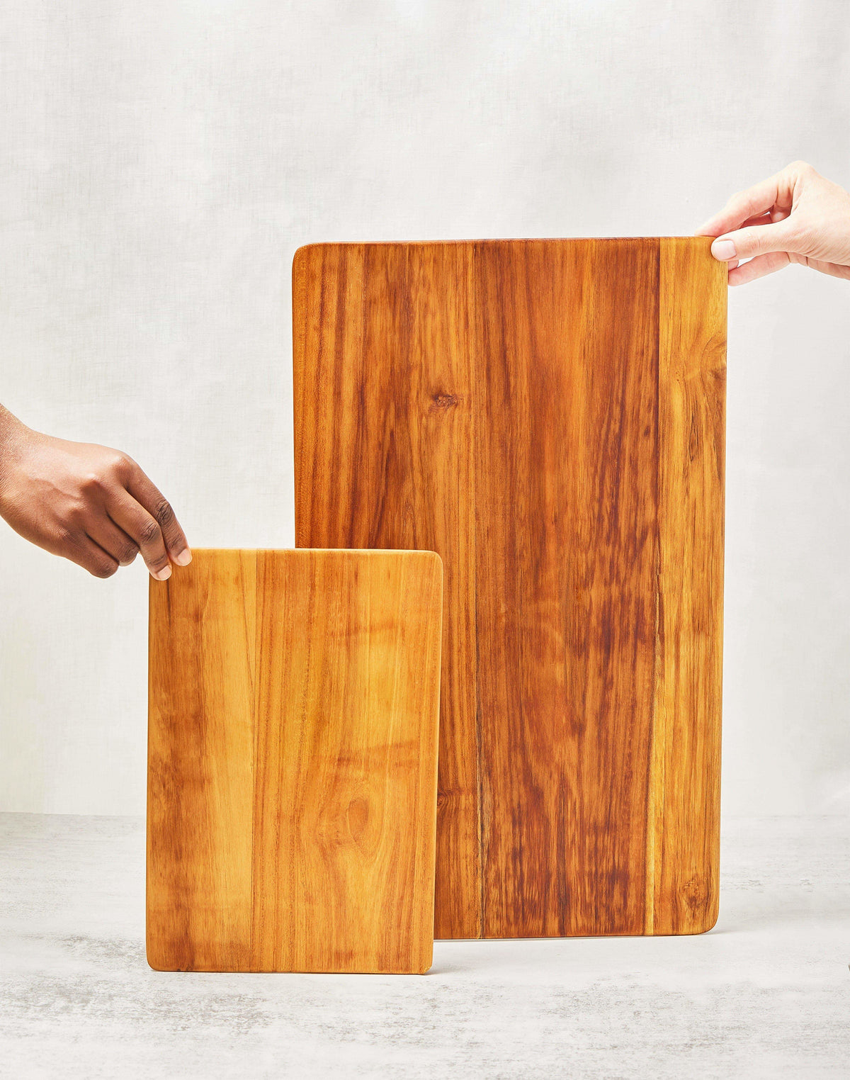 Lightweight Teak Cutting Boards in Small - photo