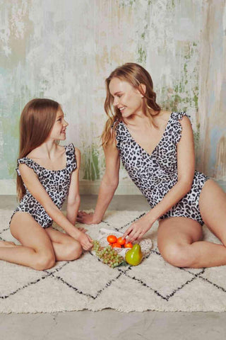 Marina West Swim Full Size Float On Ruffle Faux Wrap One-Piece in Cat - SwagglyLife Home & Fashion
