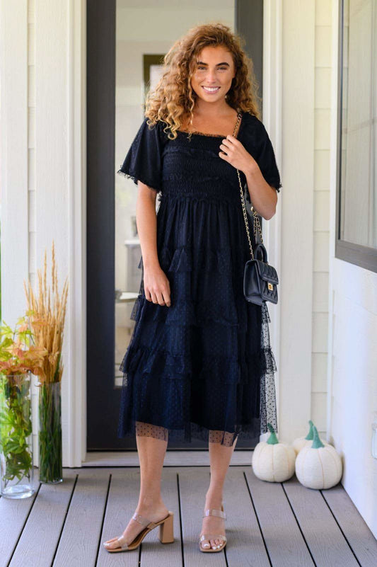 Midnight Waltz Midi Dress in Small - Dresses photo