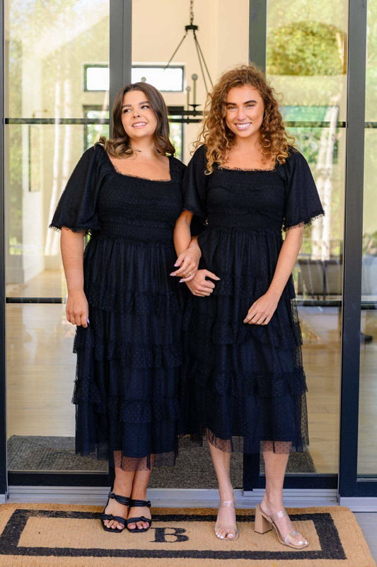 Midnight Waltz Midi Dress in - Dresses photo