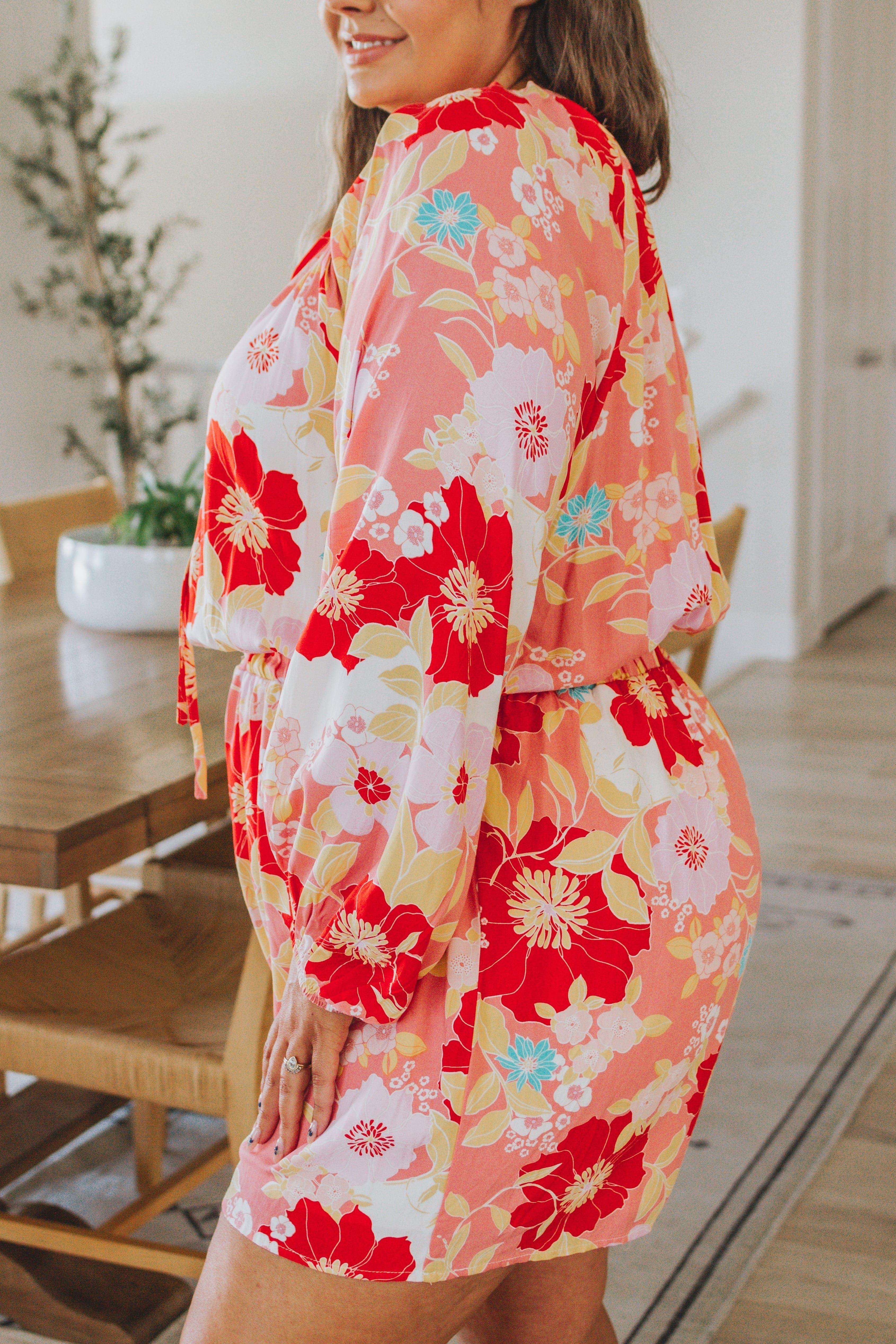 Rare Beauty Floral Romper - SwagglyLife Home & Fashion
