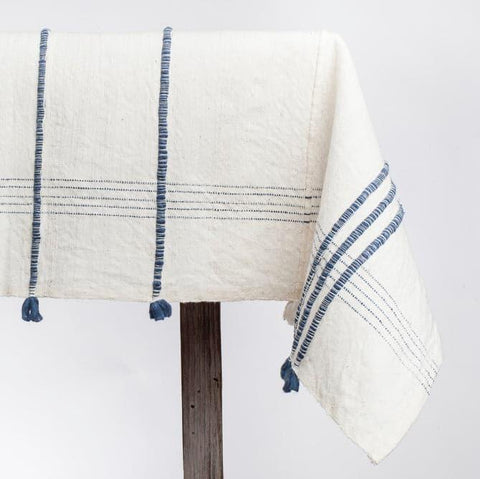 Ribbons Cotton Tablecloth - SwagglyLife Home & Fashion