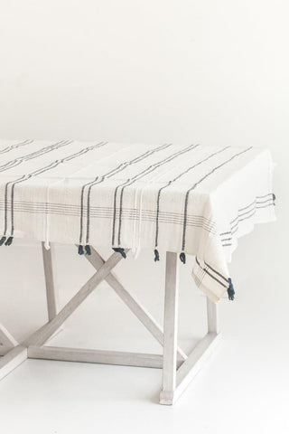 Ribbons Cotton Tablecloth - SwagglyLife Home & Fashion