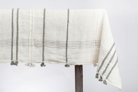 Ribbons Cotton Tablecloth - SwagglyLife Home & Fashion