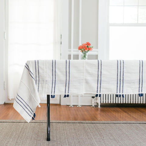 Ribbons Cotton Tablecloth - SwagglyLife Home & Fashion