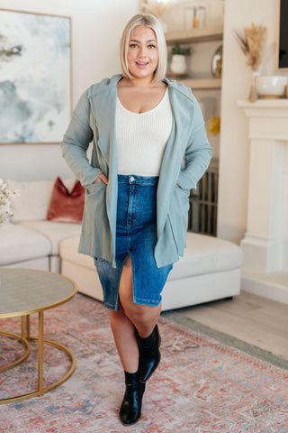Always Be There Cargo Denim Skirt - SwagglyLife Home & Fashion