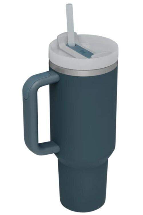 Stainless Steel Tumbler with Upgraded Handle and Straw - SwagglyLife Home & Fashion