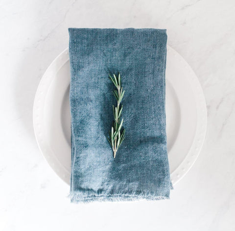 Stone Washed Linen Dinner Napkins - SwagglyLife Home & Fashion