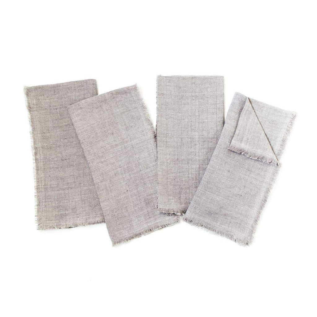 Stone Washed Linen Dinner Napkins - SwagglyLife Home & Fashion