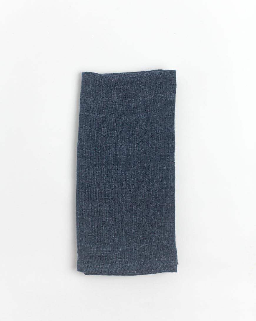 Stone Washed Linen Hemmed Dinner Napkins - SwagglyLife Home & Fashion