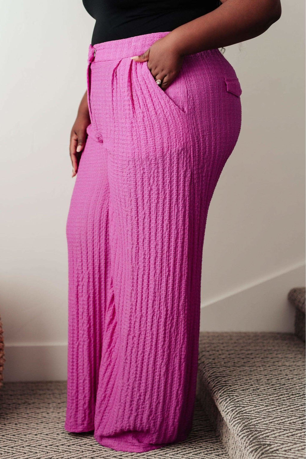 Totally Crazy Still Wide Leg Pants - SwagglyLife Home & Fashion