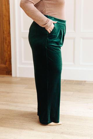 Velvet Elvis Wide Leg Velvet Pants - SwagglyLife Home & Fashion