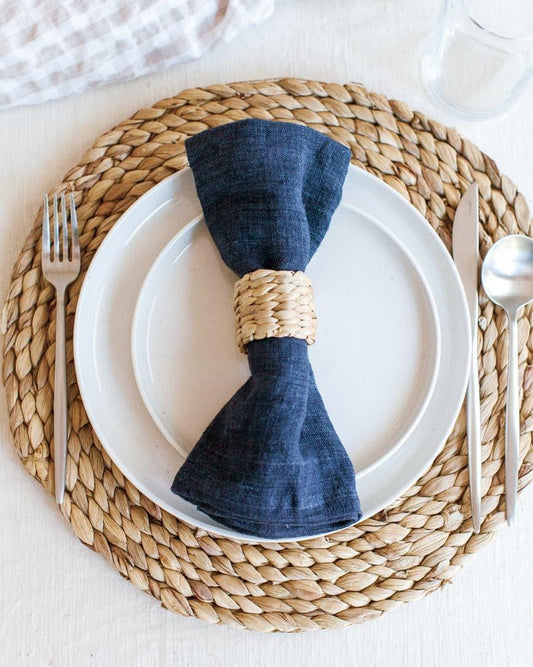 Water Hyacinth Napkin Rings - SwagglyLife Home & Fashion